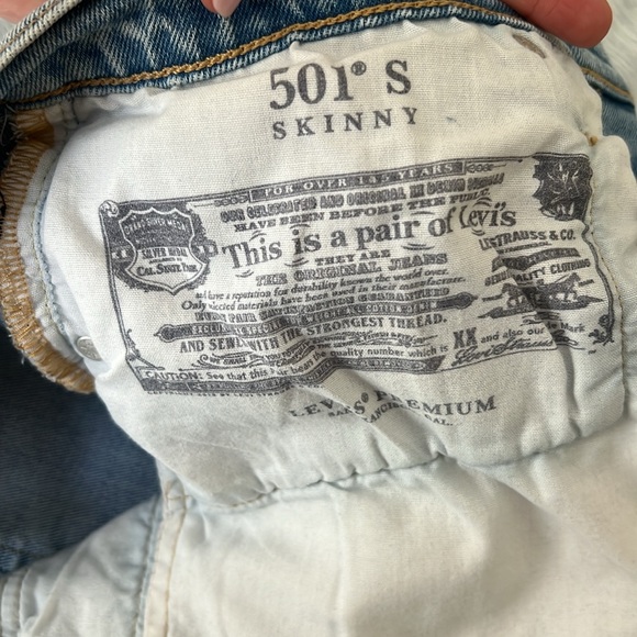 Levi’s 501- skinny - Picture 8 of 9